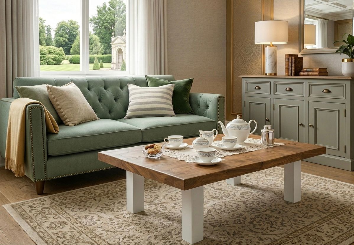 Board Coffee Table – Handcrafted Reclaimed Wood | Scandi Industrial Design